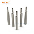 HENGKO custom 304 316 316L stainless steel carbonation aeration diffusion oxygen stone 0.2-100 microns